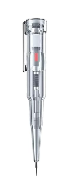 [Australia - AusPower] - 1Pc Clear Responsive Electrical Tester Pen,70-250V Portable Waterproof Electrical Tester Pen with LED Color Light,Non-Contact AC Voltage Tester Pen Voltage Testers Tools and Home Improvement 