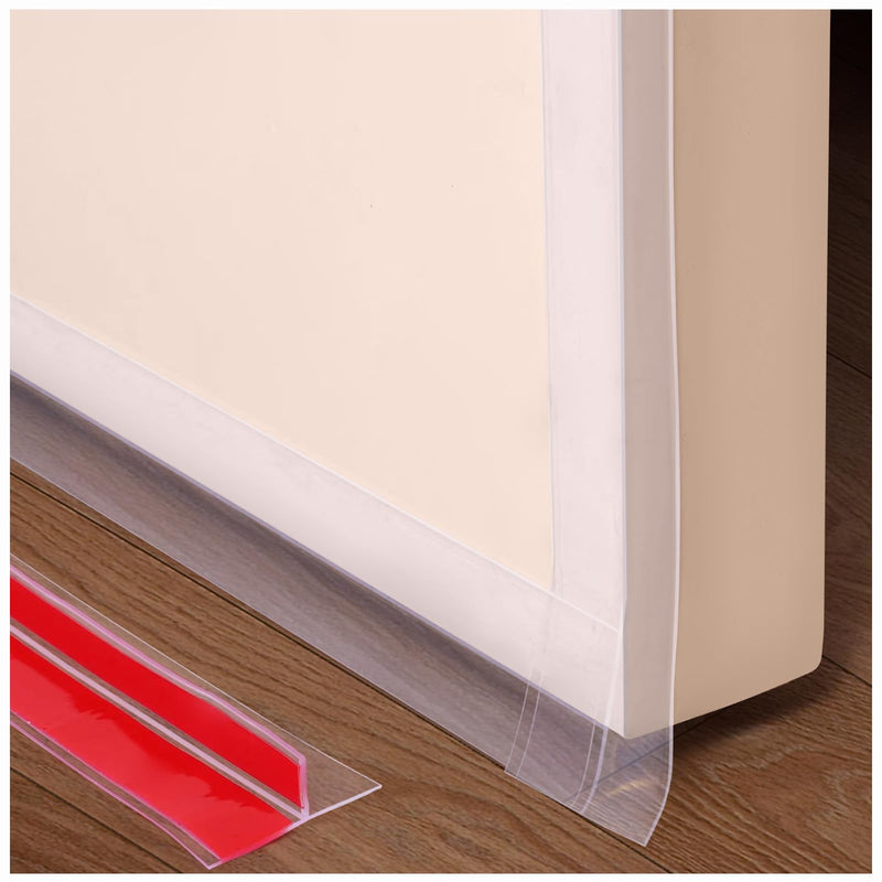 [Australia - AusPower] - ?2024 New Upgrade? T-shaped Clear Silicone Seal Strip for Door & Windows Gaps,Weather Stripping Door Seal Strip?19.7Ft Door Draft Stopper for Side of Door Transparent 