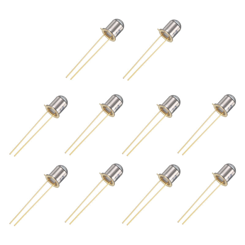 [Australia - AusPower] - PATIKIL 5mm Photodiode, 10 Pack Photo Transistors Photodiodes Light Sensitive Diode Sensors Round Lens for Electronic Project 