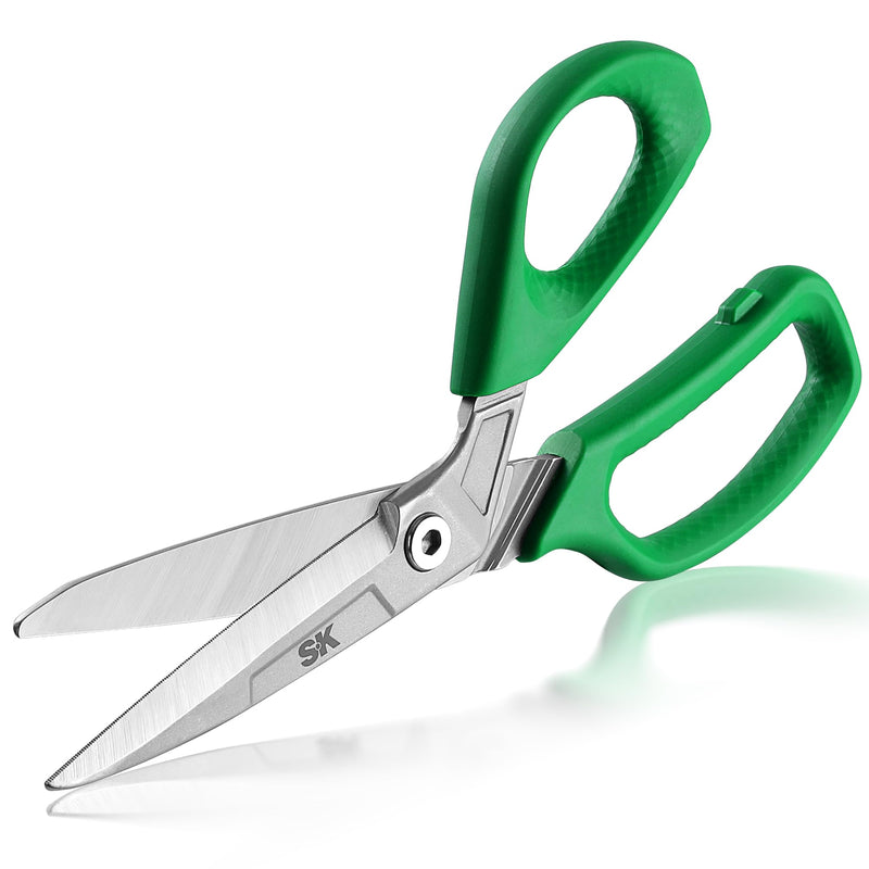 [Australia - AusPower] - SK 10" Heavy Duty Scissors, All Purpose Shears, Premium CR-V Steel Construction, One Piece Drop Forged Blades, Ergonomic Handle for Comfortable Grip 10 Inch 