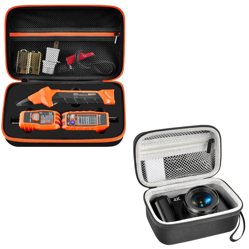 [Australia - AusPower] - Case Compatible with Klein Tools ET310 AC Circuit Breaker Finder + Digital Camera Case Compatible with KVUTCIEIN for Femivo Vlogging Camera 