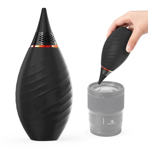 K&F CONCEPT Soft Tip Strong Air Blower with Short Nozzle,Highly Elastic