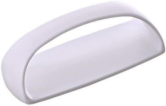 [Australia - AusPower] - GANPUB 2Pcs White Self-Stick Instant Cabinet Handle Pulls Drawer Pull Helper with Adhesive Sliding Door Handle Stick On Handle for Glass Windows Wardrobes,Cabinet Hardware 