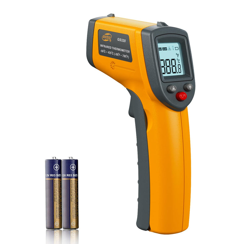 [Australia - AusPower] - Infrared Thermometer, Digital Laser Thermometer, Non-Contact Surface Temperature Gun for Measuring Cooking Food Pizza Oven Grill 