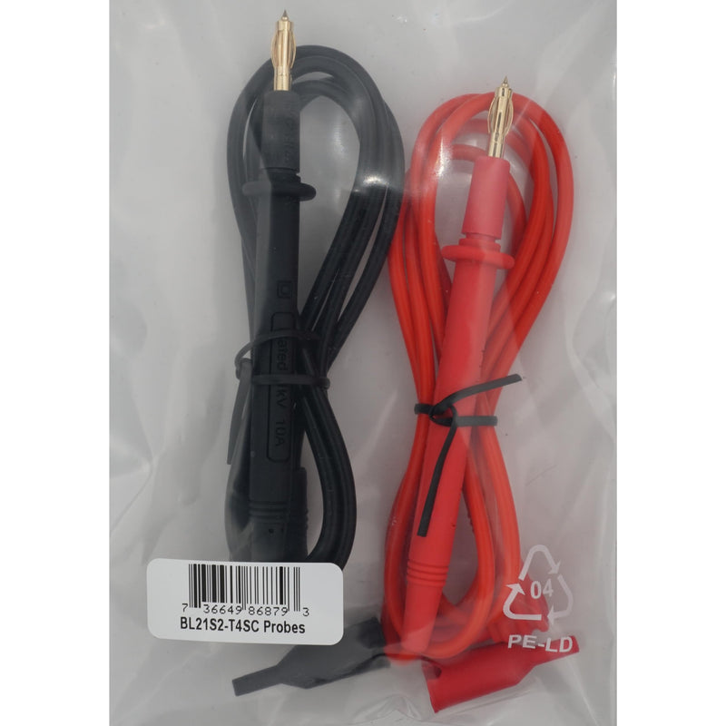 [Australia - AusPower] - EEVblog/Brymen BL21S2-T4SC Gold Plated Silicone Test Probes 