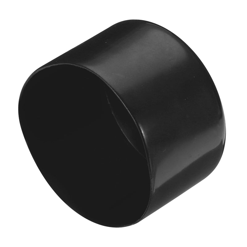 [Australia - AusPower] - uxcell Rubber End Caps 100mm(4 inch) ID Vinyl Round Tube Bolt Cap Cover Screw Thread Protectors Black 
