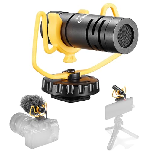 ZENIKO VM01 Lightweight Shotgun Mic for DSLR & Mobile Phone Vlog Recording