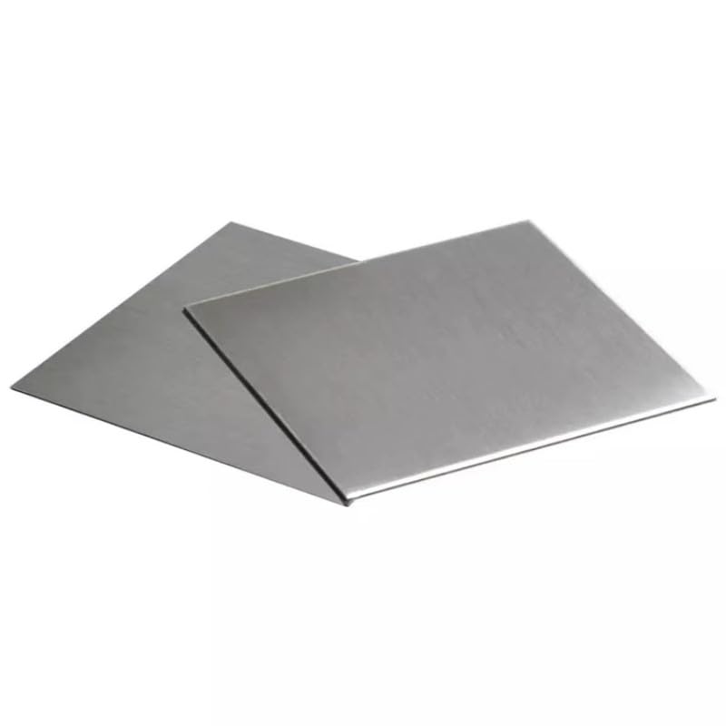 304 Stainless Steel Sheets, 2pcs 304S Stainless Plates 0.12" x 8" x 8", Thickness 0.12"/3mm, W*L=8" x 8"/200x200mm. Width*Length=8inch/200mm * 8inch/200mm Thickness:0.12inch/3mm