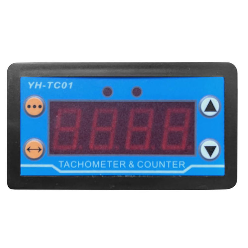 YH-TC01 Digital Tachometer High Precision LED Digital Display Motor Tachometer with Hall Sensor Motor Speed Detector