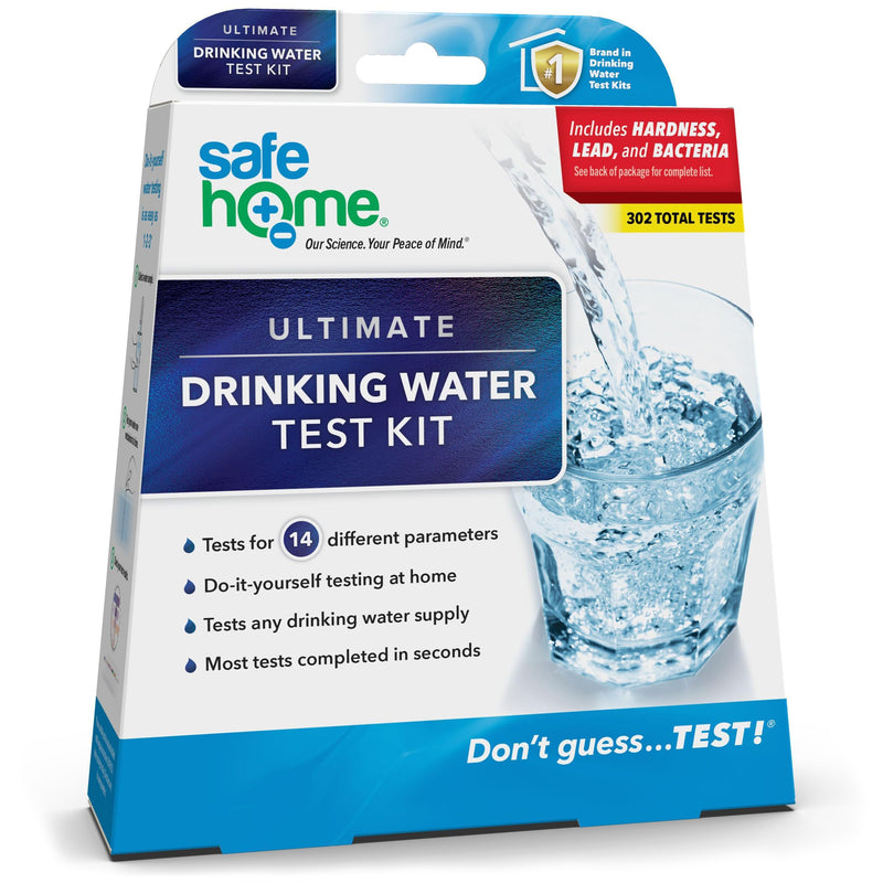 [Australia - AusPower] - Safe Home® 14-in-1 Drinking Water Test Kit – DIY Testing for Lead, Bacteria, Hardness, Copper and More – City Tap or Well Water – 27 Mechanisms/Kit Issue a Total of 302 Tests 14 Different Parameters – 302 Total Tests Per Kit 