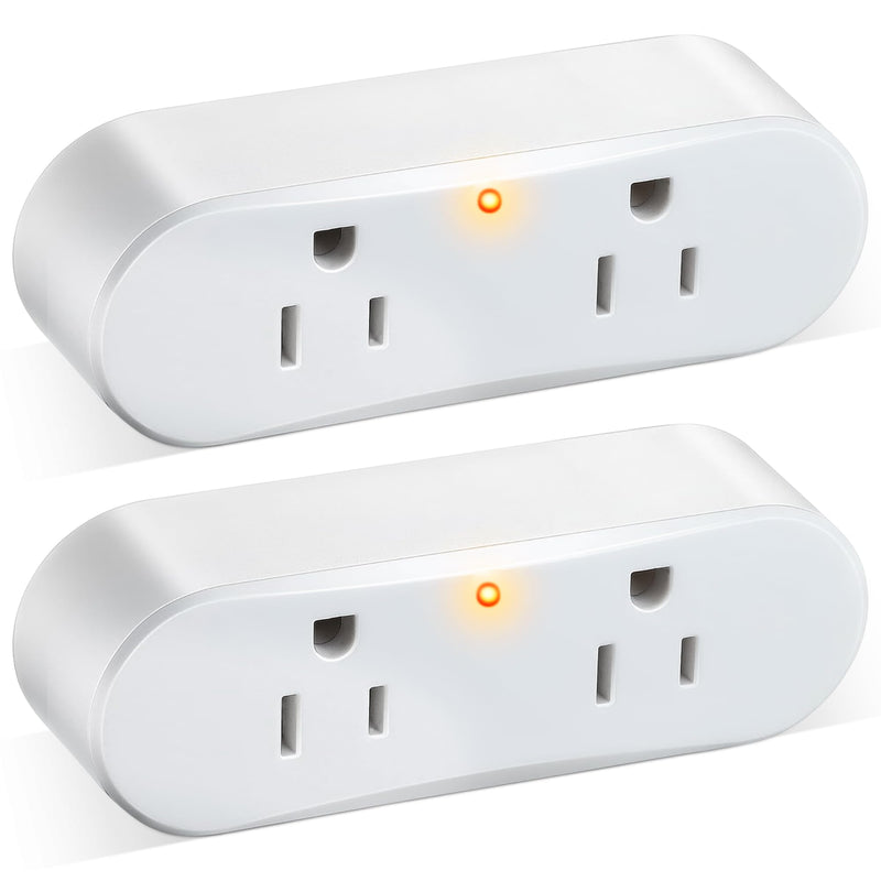 [Australia - AusPower] - 2 Packs Thermostatically Controlled Outlet, On at 32°F/Off at 50°F Plug in Thermostat Controlled Outlet Switch for Heater, Waterproof Temperature Control Outlet Extension Cord for Freeze Protect 