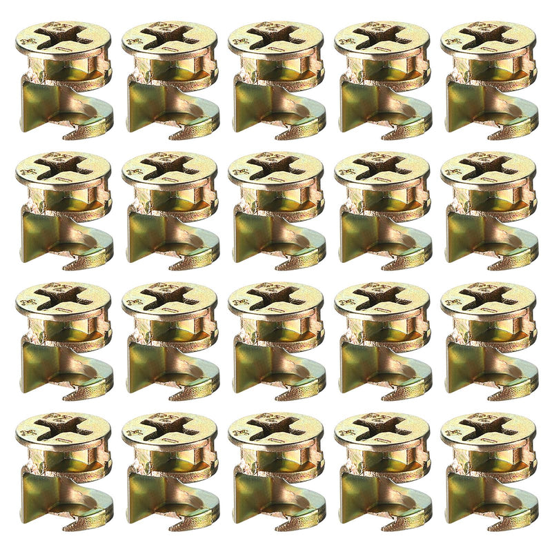 [Australia - AusPower] - uxcell Cam Lock Nut for Furniture, 90pcs 9.35x9.6mm Joint Connector Locking Nuts Furniture Connecting Cam Fittings 90 