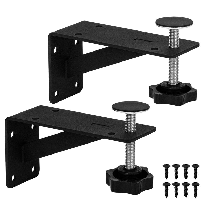 [Australia - AusPower] - Wdwlbsm 2Pcs Undermount Sink Brackets Sink Repair Kit Adjustable Undermount Sink Support, Undermount Kitchen Sink Brackets, Undermount Sink Mounting Brackets for Narrow Cabinet 