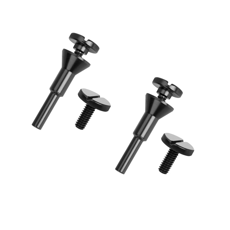 [Australia - AusPower] - Cut-Off Wheel Mounting Mandrel for Type 1 Cutting Wheels 3/8" & 1/4" Arbor 1/4" Shank Stem 2 Pack 2.0 