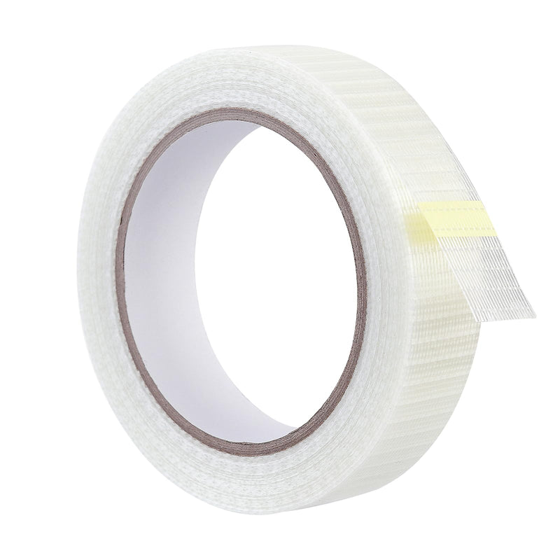 Clear Filament Duct Tape, Heavy Duty Tape, High Performance Weather Resistant Tape for Sealing, Shipping, Packing, Residential, Commercial and Industrial Uses (1 in x 33 Yards) 1 in x 33 Yards