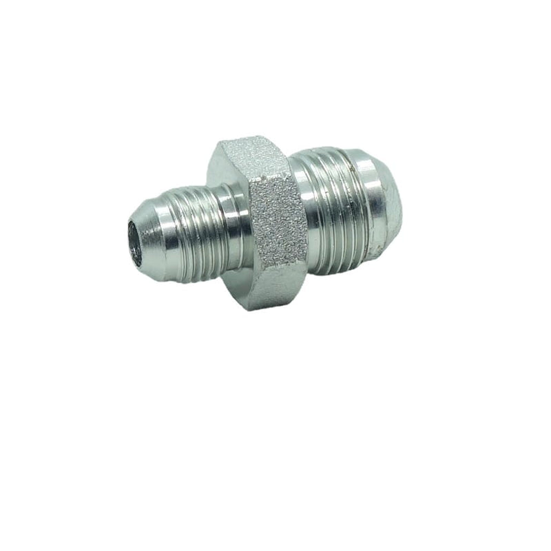 [Australia - AusPower] - 1 Piece 1/2" JIC(3/4"-16) Male x 3/8" Male JIC 37° (9/16"-18) Flare Straight Union Reducer Adapter Hydraulic Fitting Straight 1/2" Jic x 3/8" Jic 