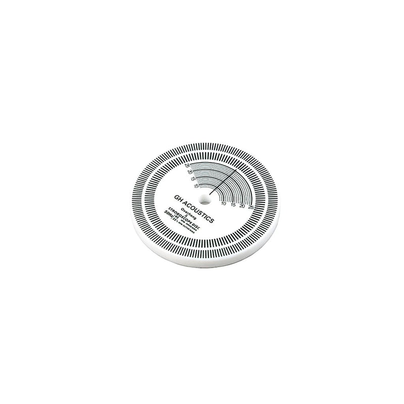 Alnicov LP Strobe Disc Turntable Calibration Strobe Disc Speed Adjust with Double Sided Speedometer for LP Record Lovers