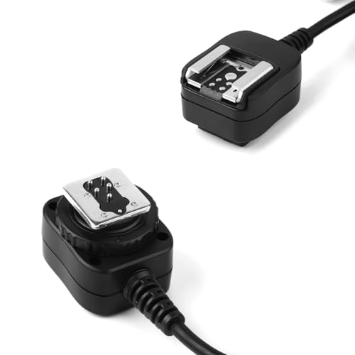 PIXEL 5.91' / 1.8m E-TTL Off Camera Flash Speedlite Sync Cord Hot Shoe Cord Compatible with Canon T8i, T7i, T6, T6i, T5, T5i, SL3, 90D, 80D, 77D, 60D, 7D, 750D,6D2, 5D, M3, M5, M6 etc, Replaces OC-E3