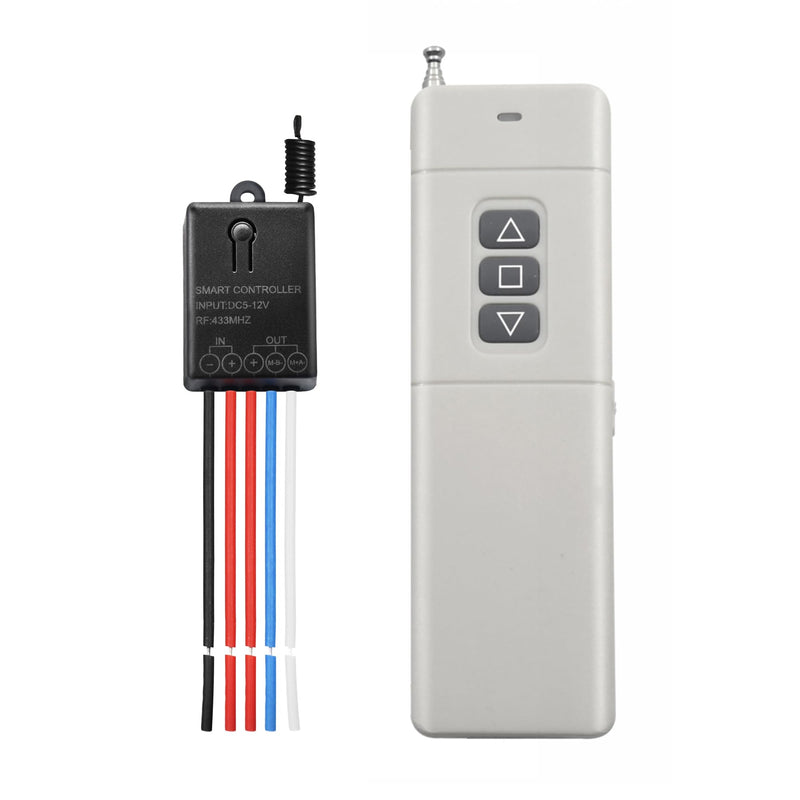 [Australia - AusPower] - Forward Reverse Remote Switch,Linear Actuator with 3000Ft Distance,Wireless Remote Control Switch,DC 5V/12V/24V 20A Relay for Electric Curtains,Water Pum,etc Motor Remote Control Switch 12V 