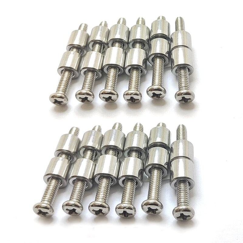[Australia - AusPower] - 12 Sets/lot 35mm Loveless Bolt Knife Handle Fasteners 5/16" Diameter Nut for Knife Maker Tactical Survival Knife Shaft Fasteners (Nut Size 5/16) 
