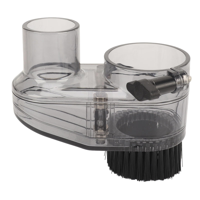CNC Woodworking Dust Cover Shoe 52mm Diameter Transparent Dust Shoe with 38mm Hose Connector for Dust Extraction Accessories for CNC Router