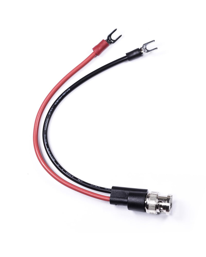 [Australia - AusPower] - BNC Test Leads, BNC Jack to Spade Lugs, Test Lead Breakout Cable for Multimeter, 5A Current Rating, 1 Pack Male Plug 
