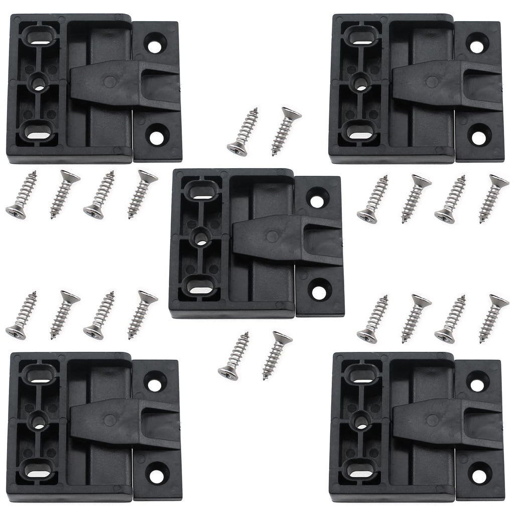 [Australia - AusPower] - LUORNG 5 Sets Plastic Quick Release Furniture Panel Joining Bracket Large Snap Fastener Quick Release Connector Suitable for Roman Column Wall Cladding Partition and Cabinet Panel 