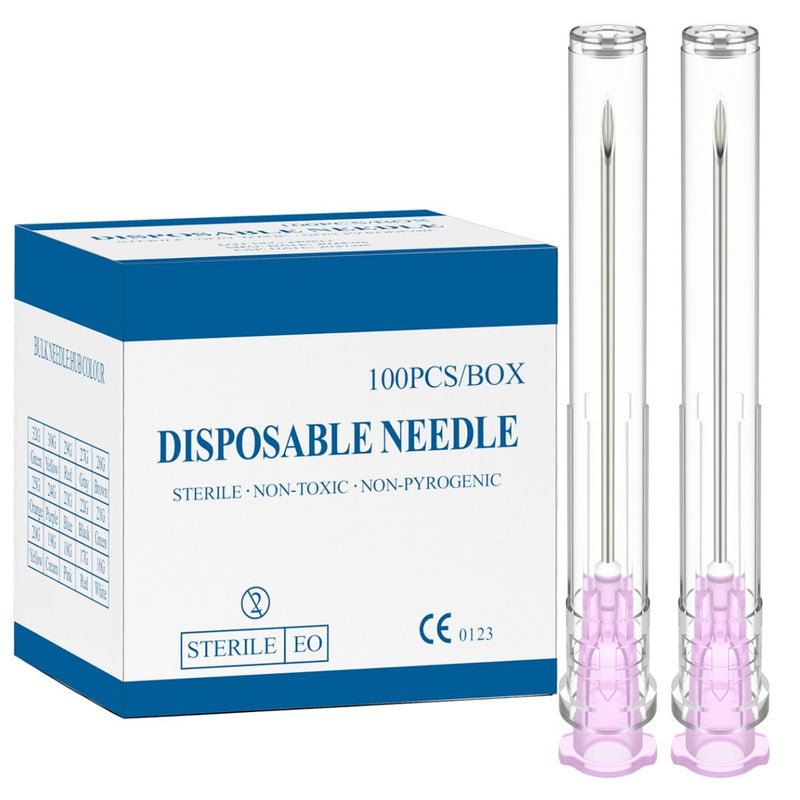 [Australia - AusPower] - 18G 1.5 Inch Luer Lock Needle, Industrial Dispensing Accessories, Individually Wrapped, Pack of 100, Lab Tools, Suitable for Refilling Liquid, Inks 18G 1.5 Inch (38mm) 