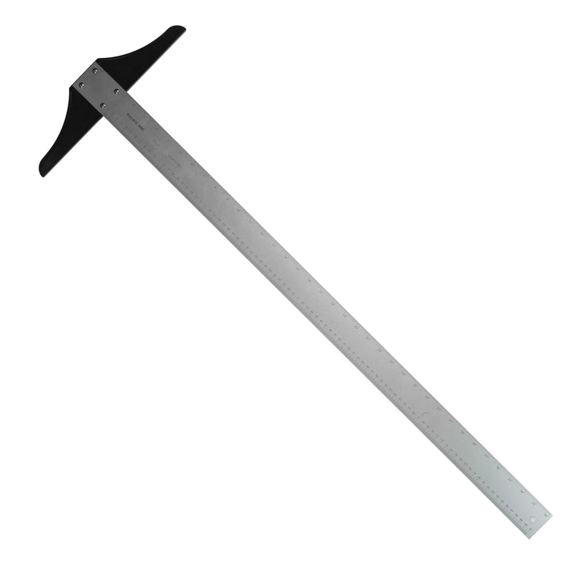 Pacific Arc: T-Square, Aluminum, Scholastic - inch/Metric 36" Drawing and Design Tool for Students and Professionals, Great for Carpentry, Drafting Architecture, Engineering, and Art 36 inches
