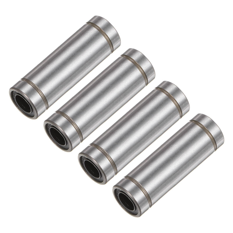 [Australia - AusPower] - uxcell 4pcs LM8LUU Linear Ball Bearings, 8mm Bore Dia, 15mm OD,45mm Length, Linear Motion Bearing for CNC Machine Tool 3D Printer 4 