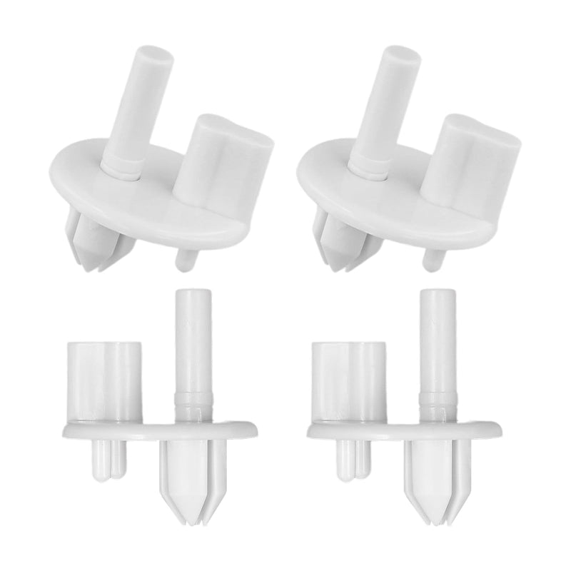 [Australia - AusPower] - 4 Pack 241993101 Refrigerator Shelf Cover Support, Sturdy Fridge Drawer Bracket Replacement Part Compatible with Frigidaire Kenmore Sears for 1513081 240350802 AP4393090 AH2358879 PS2358879 EA2358879 