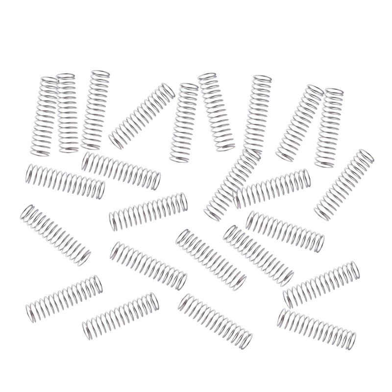 [Australia - AusPower] - 150pcs Compression Springs, 304 Stainless Steel Small Pen Spring, Length 10-30mm, OD 4-6mm, Wire Diameter 0.3-0.5mm (Color : 150pcs, Size : 0.4 * 5 * 15mm) 0.4*5*15mm 