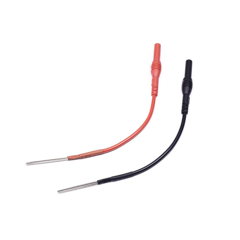 [Australia - AusPower] - 2 PCS Silicon Flexible Spoon Back Probes, Back Probe Pins Automotive Compatible with 4mm Banana Plug Test Leads 