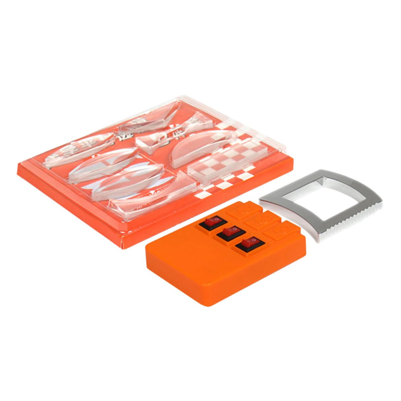 [Australia - AusPower] - GLEAVI 1 Set Optical Experiment Kit Prism Optic Multifunction Reflector Refraction Physics Prism Three Light Source Apparatus Physics Kit Optical Prism Lens Small Hole Plastic 