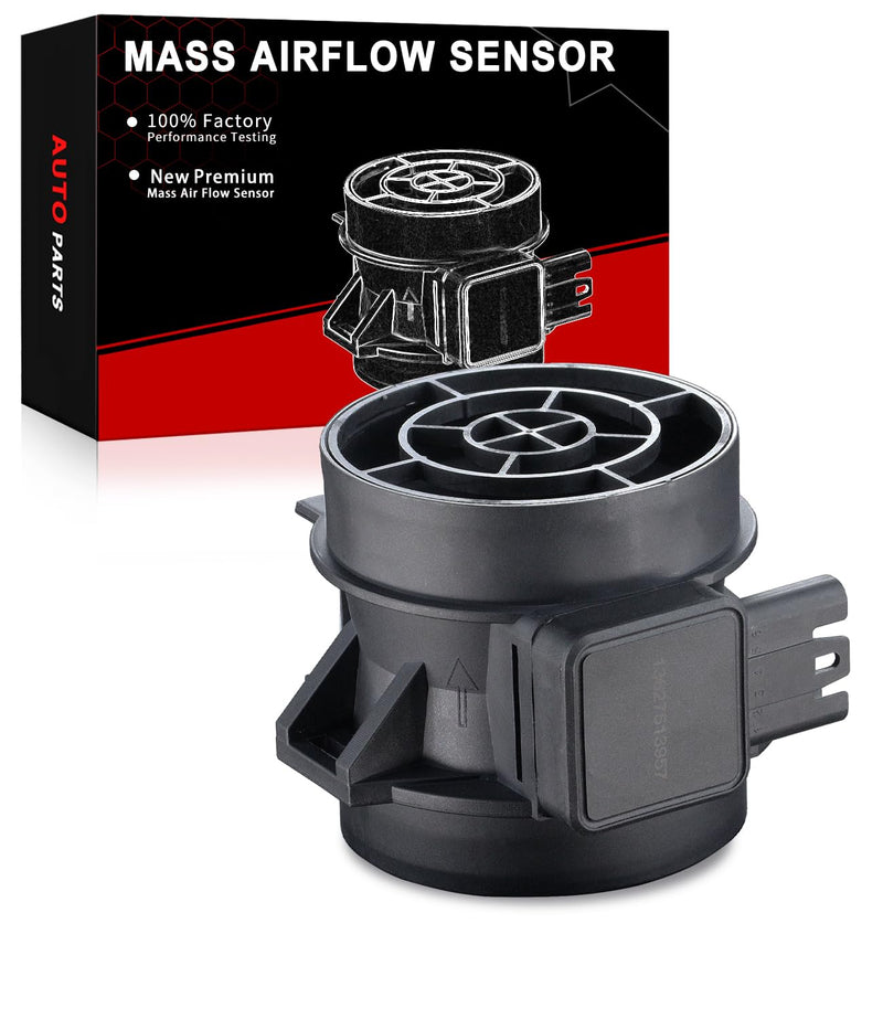 Mass Air Flow Sensor Maf Meter with 6-Pin Compatible for:-BMW 325Ci 2003-2006, 325i 2003-2005, X3 2004-2006, Z4 2003-2005, Replace# 13627513957, 13627566984,fits DOHC, 6Cyl 2.5L