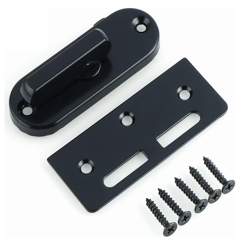 [Australia - AusPower] - 90 Degree Sliding Door Lock, Warehouse Door Hardware kit, Right Angle Sliding Door Hook Lock 