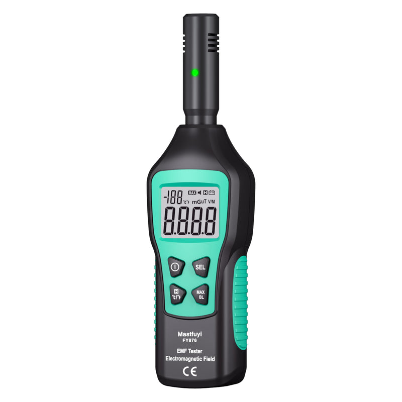 [Australia - AusPower] - EMF Meter, EMF Detector, EMF Tester Digital LCD, Electromagnetic Radiation Detector for Outdoor, Home, Office, Ghost Hunting, Audible Alert, Indicator Lights 