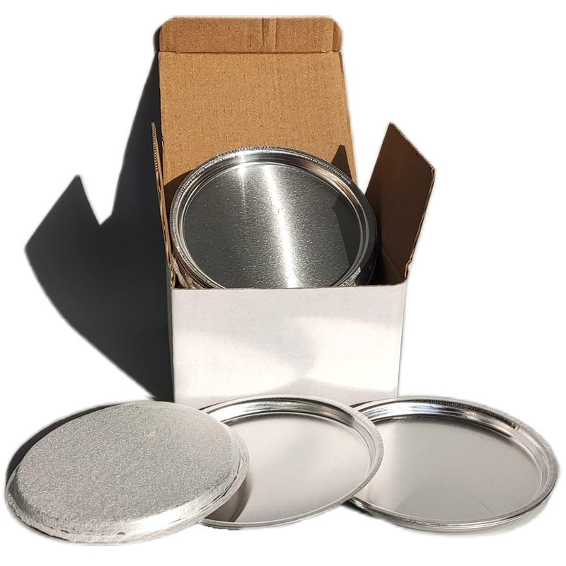 [Australia - AusPower] - Aluminum Sample Pan only Suitable for RUISHAN PT Series Moisture Analyzer, Size 100mm(3.94 inch), Pack of 50. Aluminum Pans for PT Series Moisture Analyzer 