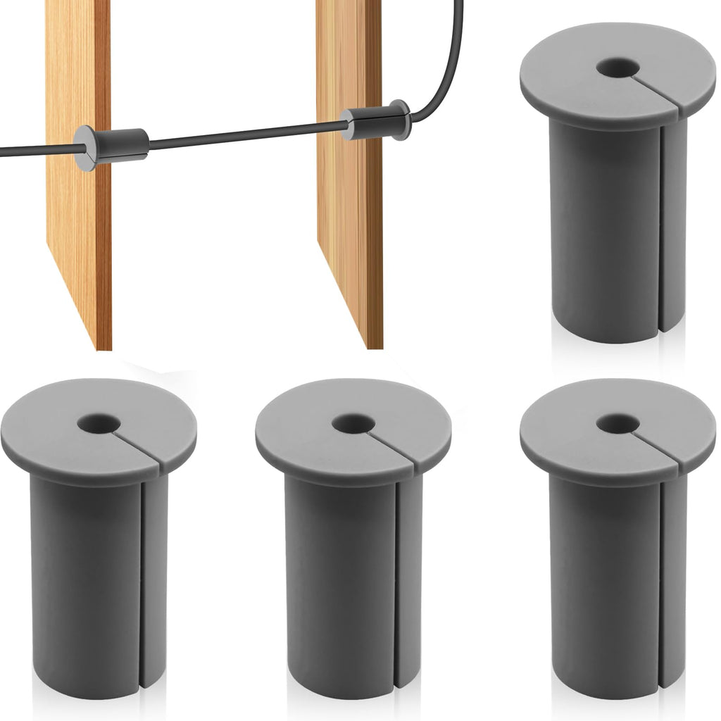 [Australia - AusPower] - 4Pcs Cable Grommet Routing Kit for Starlink, Wall Grommets for Cables, Wall Cable Through Wall Hole Cover Compatible with Starlink Mount for Protecting Cords, Cable Through Bushings for 1" Wall Hole 