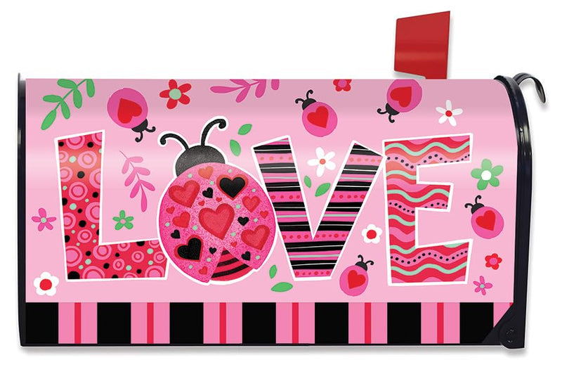 [Australia - AusPower] - Ladybug Love Valentine's Mailbox Cover - Standard Size - Briarwood Lane 