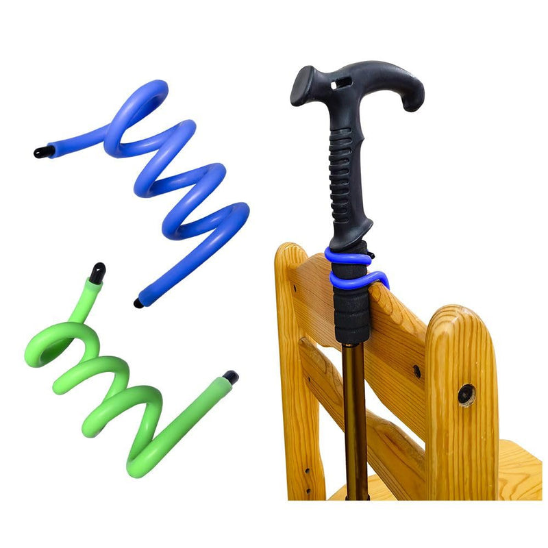 [Australia - AusPower] - Silicone Metal Flexible Hooks, Bendable into an S-Shape or any Desired Form. Metal Rope for Bundling Items. Ideal for Purse Hooks, Cane Fixation, and Washing Machine Door Brackets. Set of 4 Hooks. 