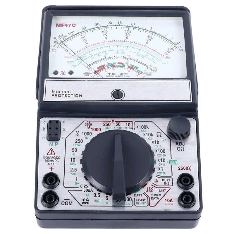 [Australia - AusPower] - Analog Pointer Multimeter, Pointer Type Multimeter Multi Mechanical Multimeter for Industry 