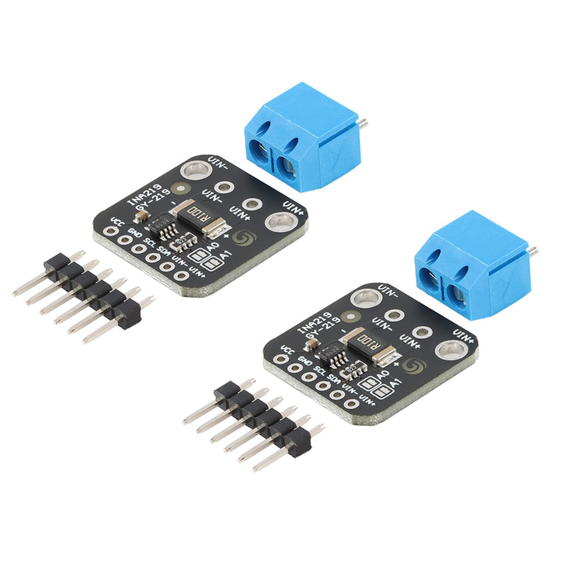 [Australia - AusPower] - INA219 I2C Bi-Directional 2pcs DC Current Power Supply Sensor High Precision Module for Zero Drift/Bidirectional Current/Power Monitoring 