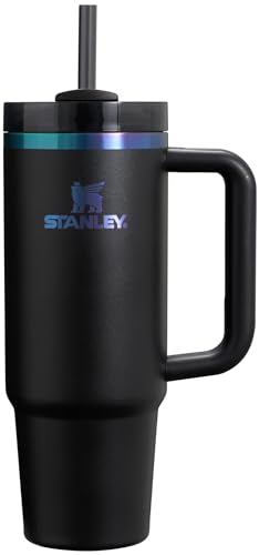 STANLEY Quencher H2.0 Flow State Tumbler, 30 oz, Black Chroma 30 Ounces