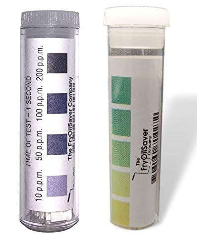 [Australia - AusPower] - Restaurant Sanitizer Test Kit Combo, 10 x Vial of 100 Strips Each QR5 Quat Sanitizer 0-400PPM & Chlorine Test Strip 0-200PPM Testing Kit for Food Service, Bar & Restaurants Supplies by FryOilSaver Co. 1000 