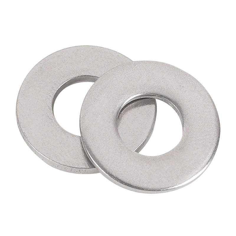 [Australia - AusPower] - 3/8" x 7/8" Stainless Flat Washer,18-8 (304) Stainless Steel Washers,0.4" ID x 0.866" OD x 0.078" Thick(50Pcs) 