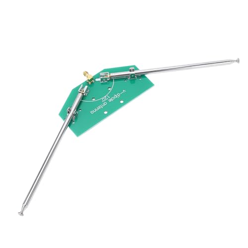 Telescopic V Dipole Antenna 97cm Length Adjustable Frequency 78M-415MHz SMA Female Interface Silver Alloy Contacts for Aviation Applications