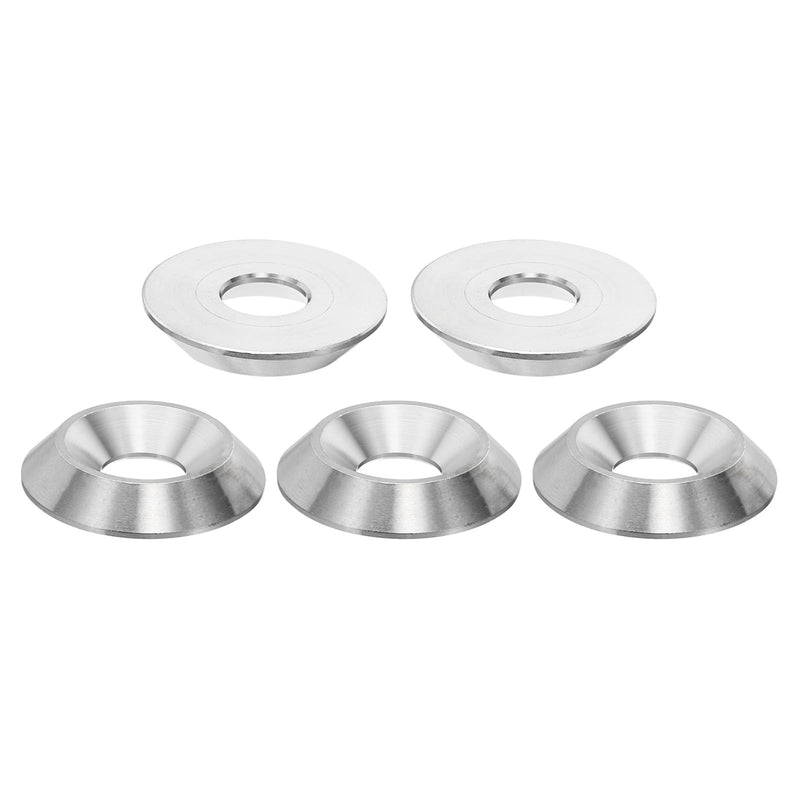 [Australia - AusPower] - PATIKIL M10 Finish Countersunk Washer, 5pcs 30mm Dia. 5.5mm Tall Solid 304 Stainless Steel CNC Finish Cup Washer Screw Head Gasket for Industrial Construction M10 x 30mm x 5.5mm 