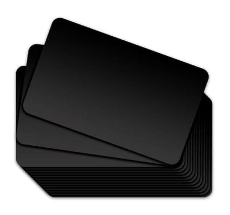 [Australia - AusPower] - [20 Piece] Credit Card Size UHF RFID Black PVC Card GS1 Class 1 Gen 2 and ISO/IEC 18000-6C with UCODE 8 chip, Long Range (up to 10m), 128-bit EPC, 48-bit Unique TID., 84x54mm 