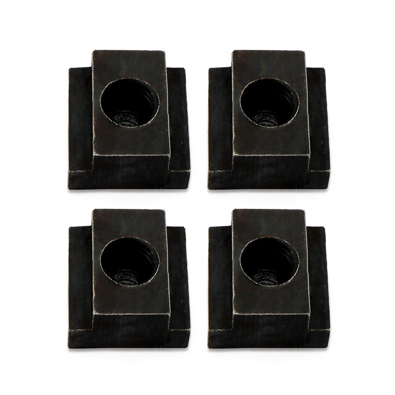 [Australia - AusPower] - Wulankd T-Slot Nut Black Oxide Finish, 1/2"-13 Thread Size, 5/8 in Table Slot Size, 4Packs 